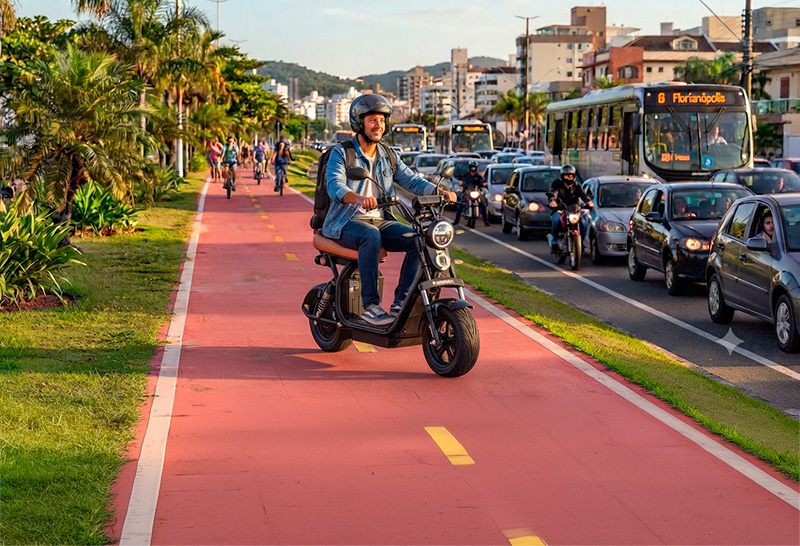 Liberdade Urbana: Como as Scooters El�tricas est�o transformando o trajeto para o trabalho
