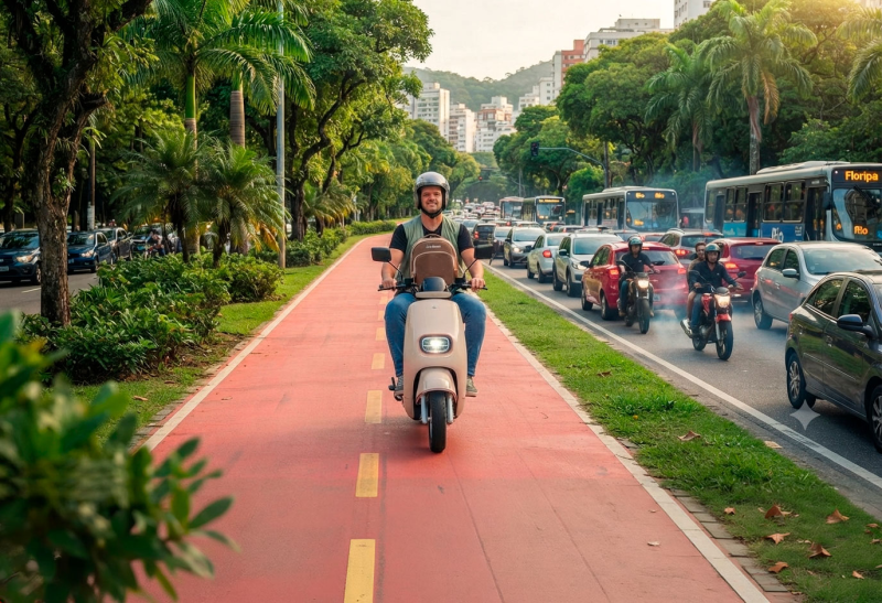 Por que uma Scooter El�trica Eco Brasil � a escolha inteligente para fugir do tr�nsito